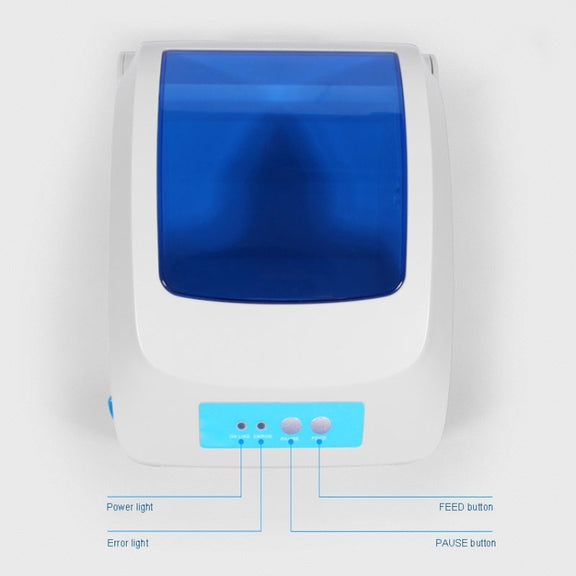 GPRINTER GP1324D Bluetooth USB Port Thermal Automatic Calibration Barcode Printer, Max Supported Thermal Paper Size: 104 x 2286mm