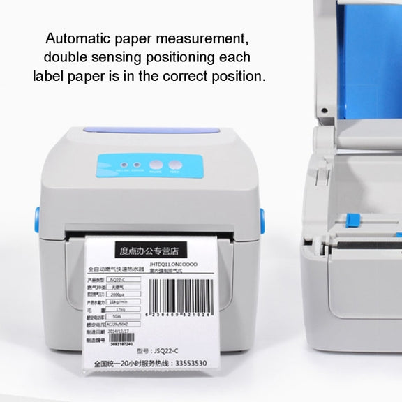 GPRINTER GP1324D Bluetooth USB Port Thermal Automatic Calibration Barcode Printer, Max Supported Thermal Paper Size: 104 x 2286mm
