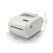 POS-9210 110mm USB POS Receipt Thermal Printer Express Delivery Barcode Label Printer, US Plug(White)