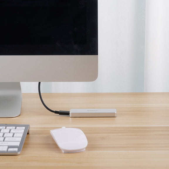 ORICO PVM2-C3 M.2 M-Key to USB 3.1 Gen2 USB-C / Type-C Flip Solid State Drive Enclosure, The Maximum Support Capacity: 2TB