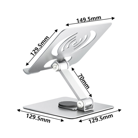 L-14 Aluminum Alloy Foldable Rotating Laptop/Tablet Stand(Grey)