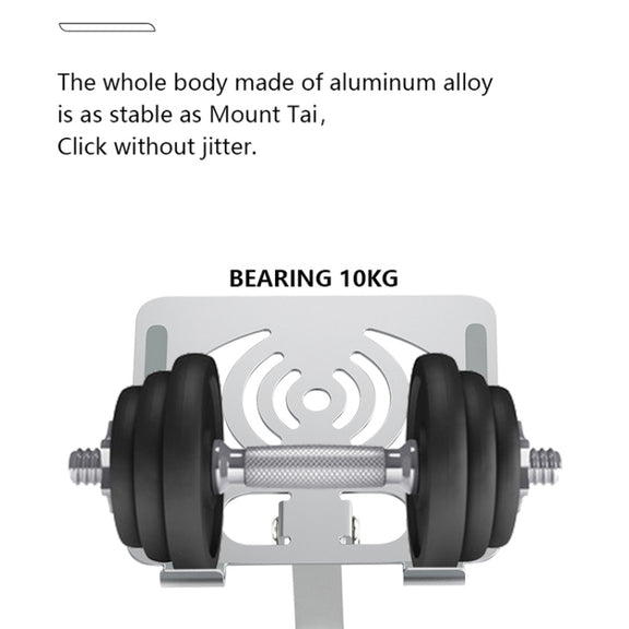 L-14 Aluminum Alloy Foldable Rotating Laptop/Tablet Stand(Grey)