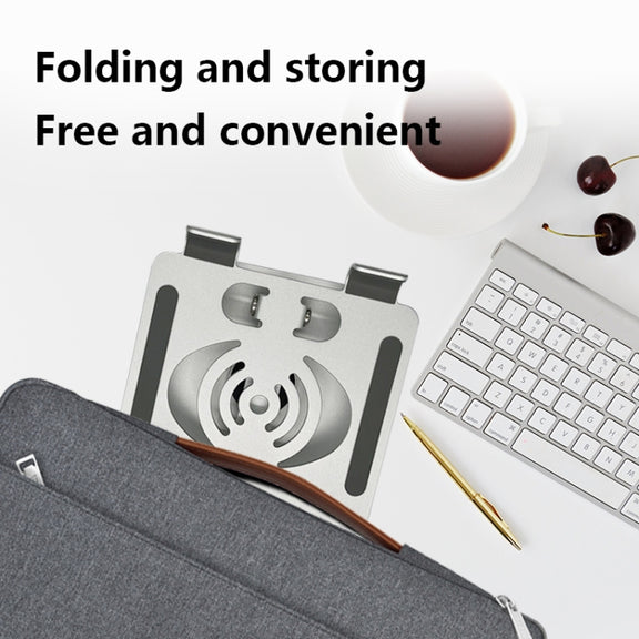 L-14 Aluminum Alloy Foldable Rotating Laptop/Tablet Stand(Grey)