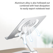L-13 Aluminum Alloy Foldable Rotating Laptop/Tablet Stand (Green)