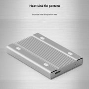 Blueendless U23Q SATA 2.5 inch Micro B Interface HDD Enclosure with USB-C / Type-C to USB-C / Type-C Cable, Support Thickness: 1cm or less