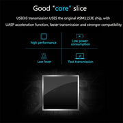 UNITEK SATA 2.5 inch USB 3.0 Interface HDD Enclosure, Length: 30cm