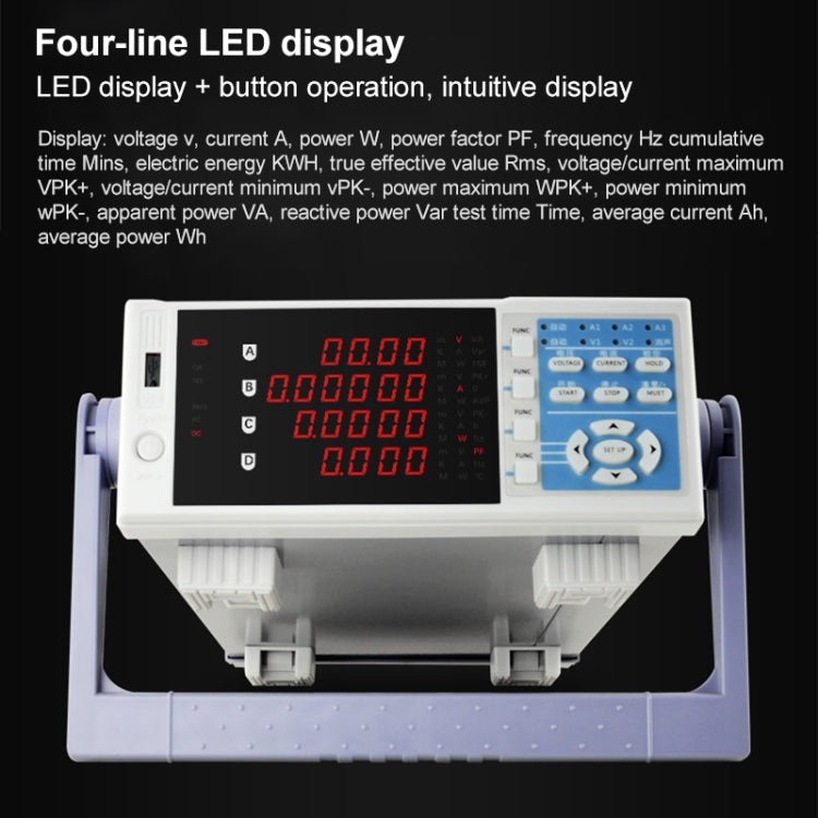 DCUU PM310 Intelligent Electrical Parameters Measuring Instrument (US Plug)