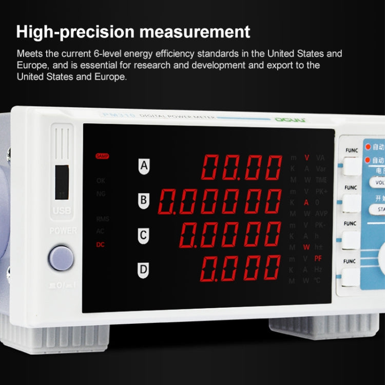 DCUU PM310 Intelligent Electrical Parameters Measuring Instrument (US Plug)