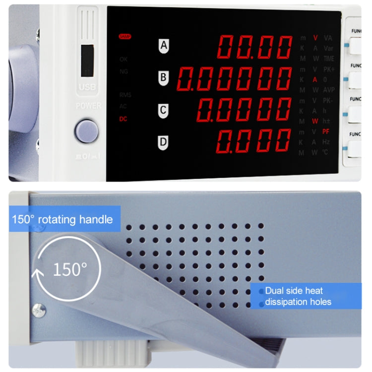 DCUU PM310 Intelligent Electrical Parameters Measuring Instrument (US Plug)
