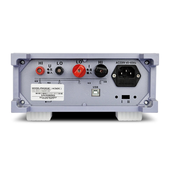 DCUU PM2818C AC 40A Intelligent Electrical Parameters Measuring Instrument (EU Plug)