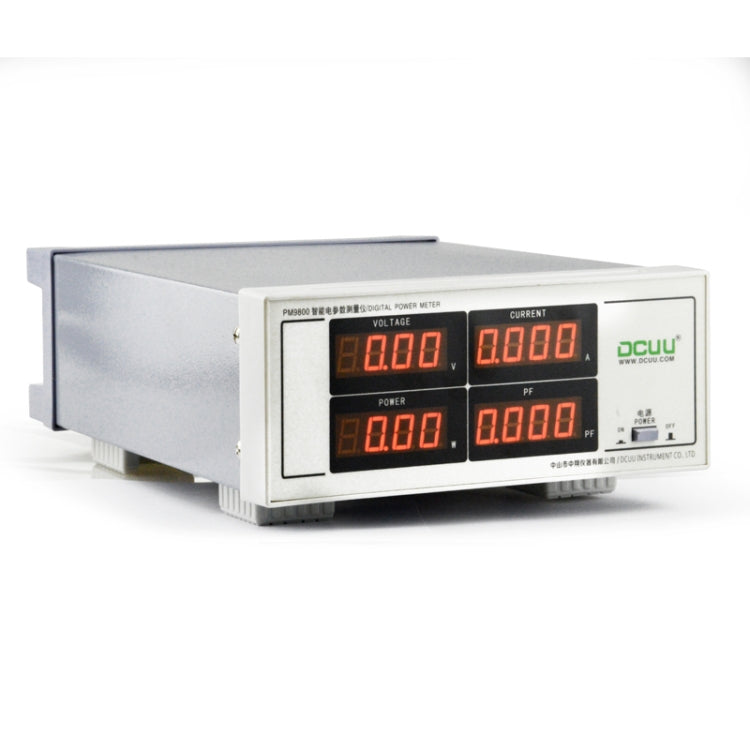 DCUU PM9800 Intelligent Electrical Parameters Measuring Instrument, Basic Edition (EU Plug)