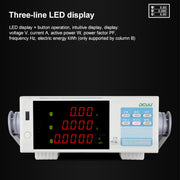 DCUU PM9915 Intelligent Electrical Parameters Measuring Instrument (US Plug)