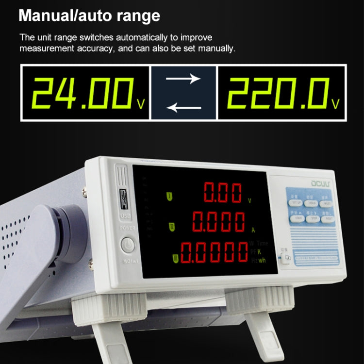 DCUU PM9915 Intelligent Electrical Parameters Measuring Instrument (US Plug)