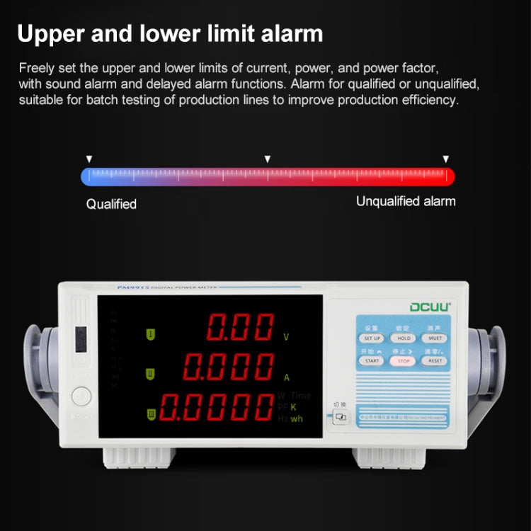 DCUU PM9915 Intelligent Electrical Parameters Measuring Instrument (US Plug)