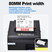 Xprinter N160II USB+Bluetooth Interface 80mm 160mm/s Automatic Thermal Receipt Printer, US Plug