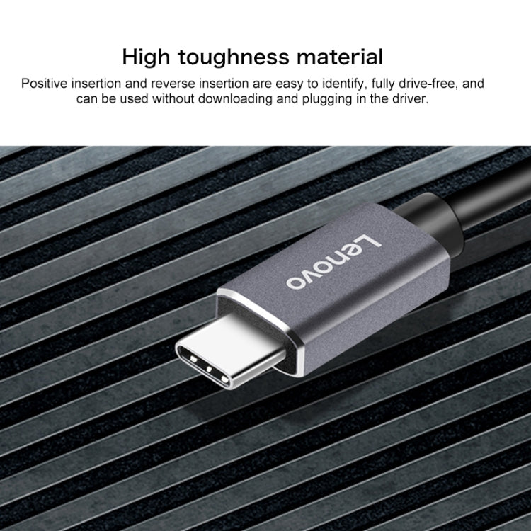 Lenovo F1-C08 8 In 1 Type-C / USB-C to HDMI Multi-function Converter Hub