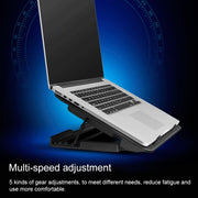 ICE COOREL Notebook Computer Base Speed Control Silent Six-fan Cooling Holder Cooling Rack, Style: Flagship