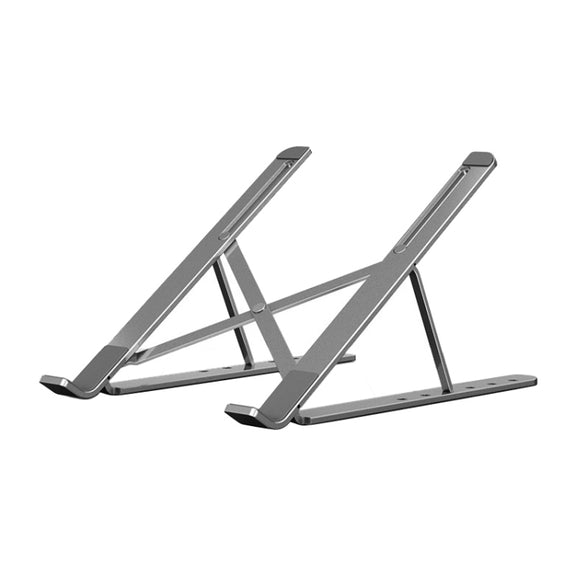 Portable Adjustable Laptop Stand Desktop Lifting Height Increase Rack Folding Heat Dissipation Holder, Style: Ordinary(Grey)
