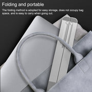 Portable Adjustable Laptop Stand Desktop Lifting Height Increase Rack Folding Heat Dissipation Holder, Style: Ordinary(Grey)