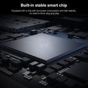 USB to 4 USB 3.0 Ports Aluminum Alloy HUB with Switch(Silver)