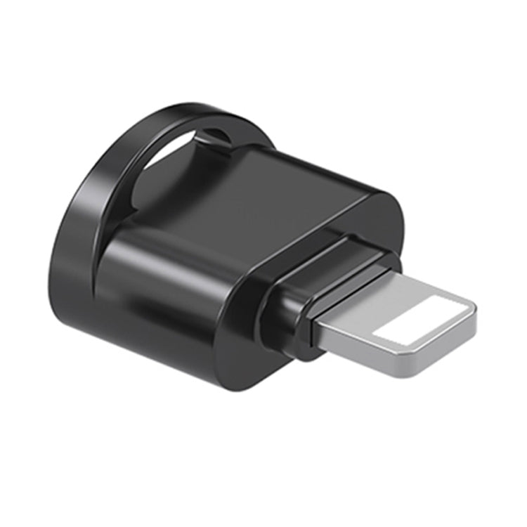 8 Pin to TF Card Adapter Mini TF Card Reader(Black)