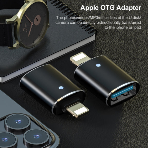 8 Pin OTG Adapter (Black)