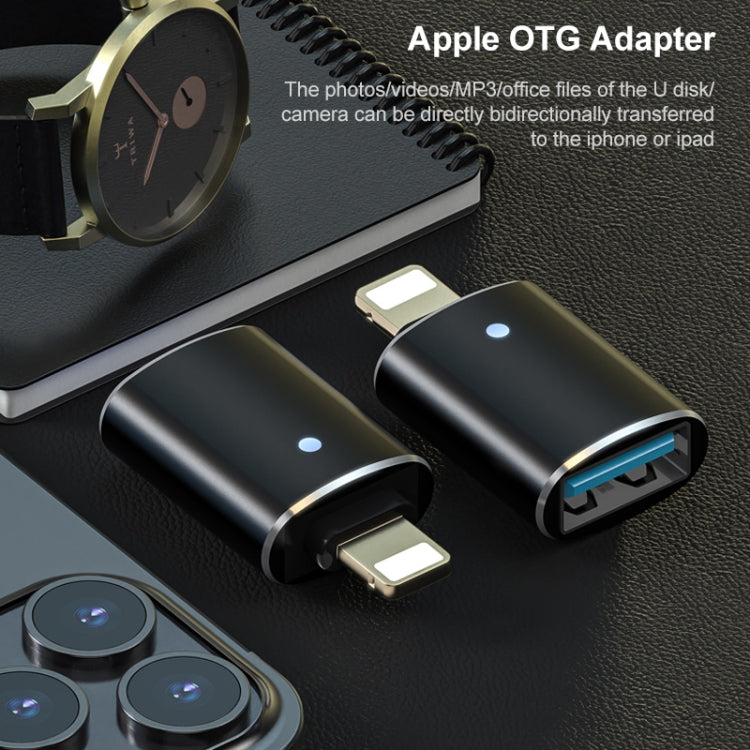 8 Pin OTG Adapter (Black)