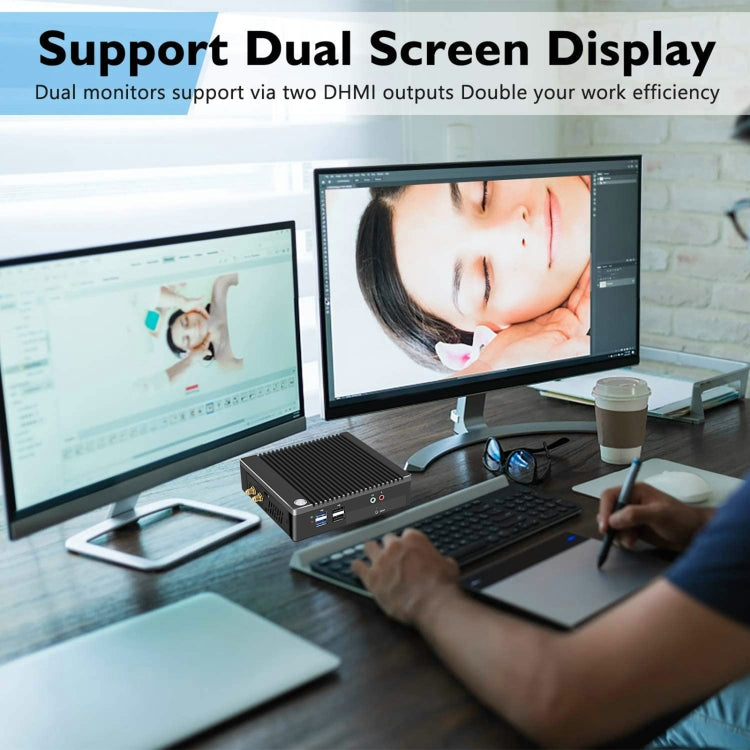 K620D Windows (Not Include XP) & Linux Mini PC, Intel Celeron N2840 Dual Core 4 Threads, up to 2.0GHz, 4GB RAM + 64GB SSD