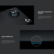 Logitech G440 Hard E-sport Gaming Mouse Pad, Size: 34 x 28cm (Black)