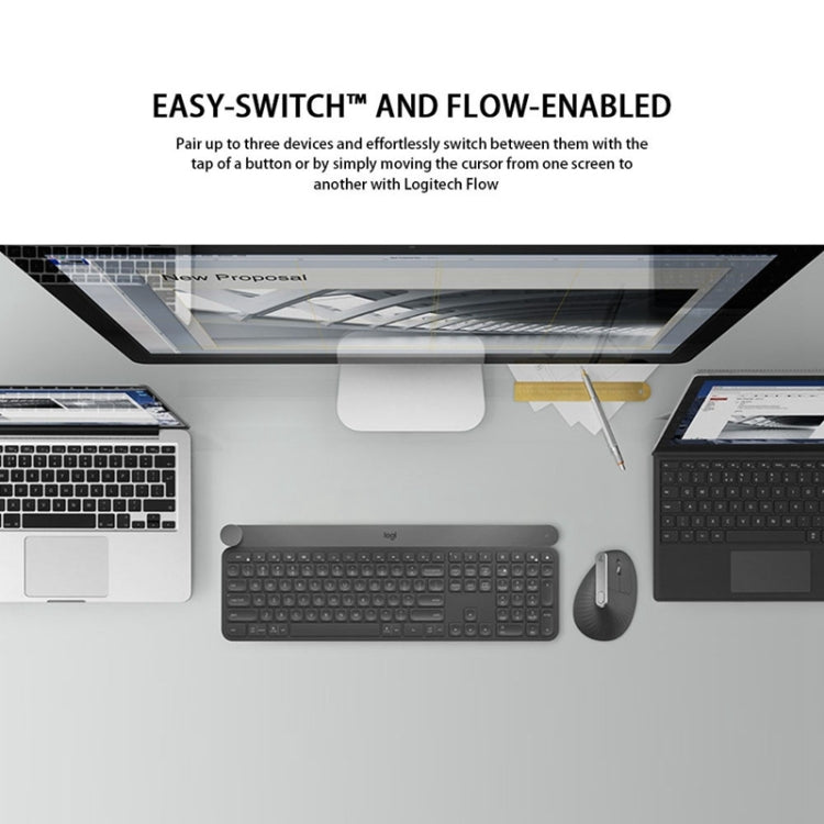 Logitech MX Vertical 4000DPI USB-C / Type-C + Unifying + Bluetooth Three-mode Ergonomic Wireless Vertical Optical Mouse (Black)