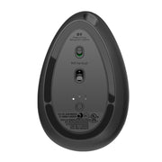 Logitech MX Vertical 4000DPI USB-C / Type-C + Unifying + Bluetooth Three-mode Ergonomic Wireless Vertical Optical Mouse (Black)