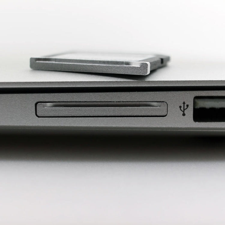 BASEQI Hidden Aluminum Alloy SD Card Case for Macbook Pro (Mid-2012) (not Retina) Laptops