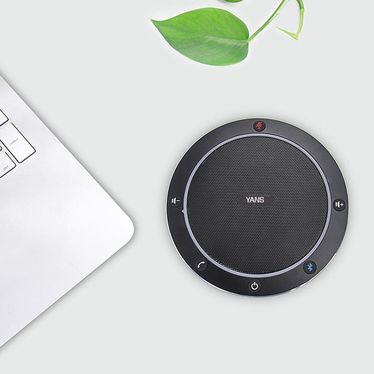 YANS YS-M61Y Video Conference Bluetooth Omnidirectional Microphone(Black)