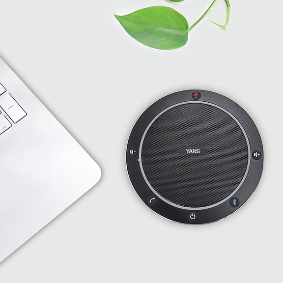 YANS YS-M61Y Video Conference Bluetooth Omnidirectional Microphone(Black)