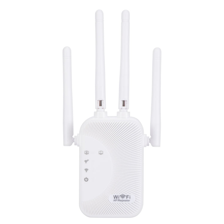 SM-010 Four-antenna 300M Repeater WiFi Wireless Router (US Plug)