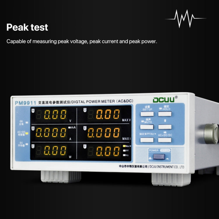 DCUU PM9911 Intelligent Electrical Parameters Measuring Instrument(EU Plug)