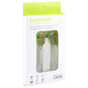 3 in 1 64G USB + 8 Pin + Type-C Metal Rotating Push-pull Flash Disk with OTG Function (Silver)
