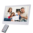 11.6 inch FHD LED Display Digital Photo Frame with Holder & Remote Control, MSTAR V56 Program, Support USB / SD Card Input (White) - 11-15 inch by PMC TechLife | Online Shopping South Africa | PMC TechLife | Buy Now Pay Later Mobicred