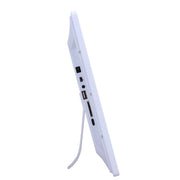 17 inch Display Rack Container Advertising Machine Digital Photo Frame Support Water Subtitles(White)