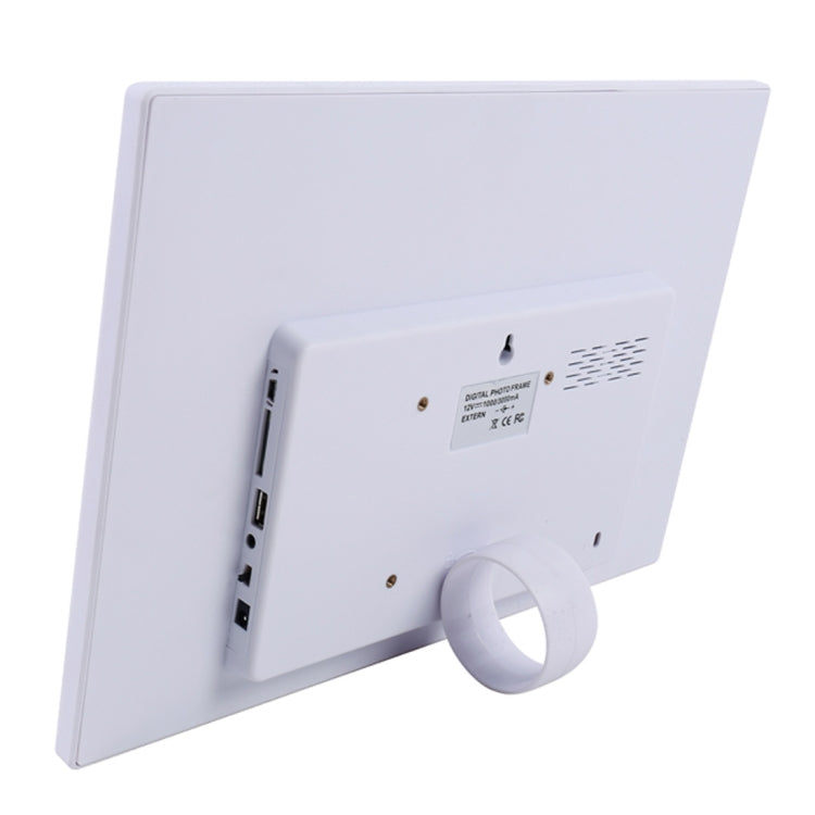 15.0 inch LED Display Digital Photo Frame with Holder / Remote Control, Allwinner, Support USB / SD Card Input / OTG(White)