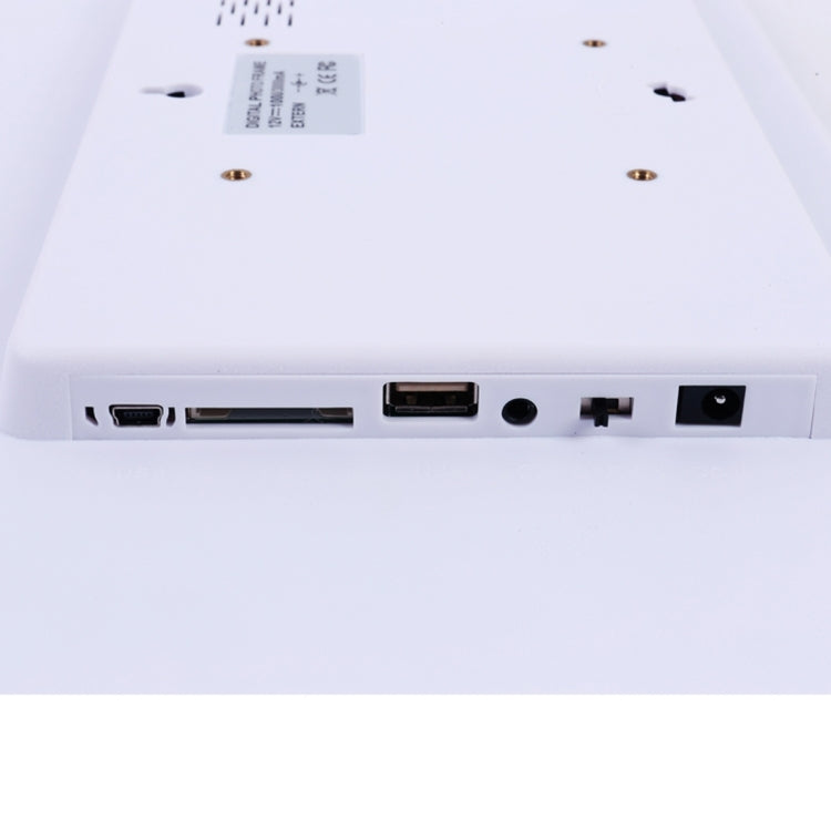 15.0 inch LED Display Digital Photo Frame with Holder / Remote Control, Allwinner, Support USB / SD Card Input / OTG(White)
