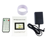 15.0 inch LED Display Digital Photo Frame with Holder / Remote Control, Allwinner, Support USB / SD Card Input / OTG(White)
