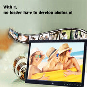 15.0 inch LED Display Digital Photo Frame with Holder / Remote Control, Allwinner, Support USB / SD Card Input / OTG(White)