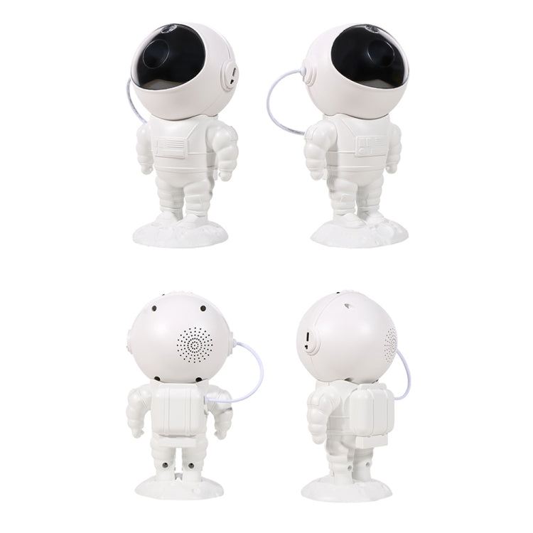 5W Astronaut Starry Sky Projection Lamp USB Night Light (White)