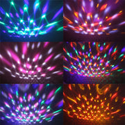 USB Bluetooth Crystal Magic Ball Stage Light with Remote Control (Black)