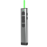 Doosl Dsit038 2.4GHz Wireless Presenter PowerPoint Clicker Representation Remote Control Green Laser Pointer, Control Distance: 100m