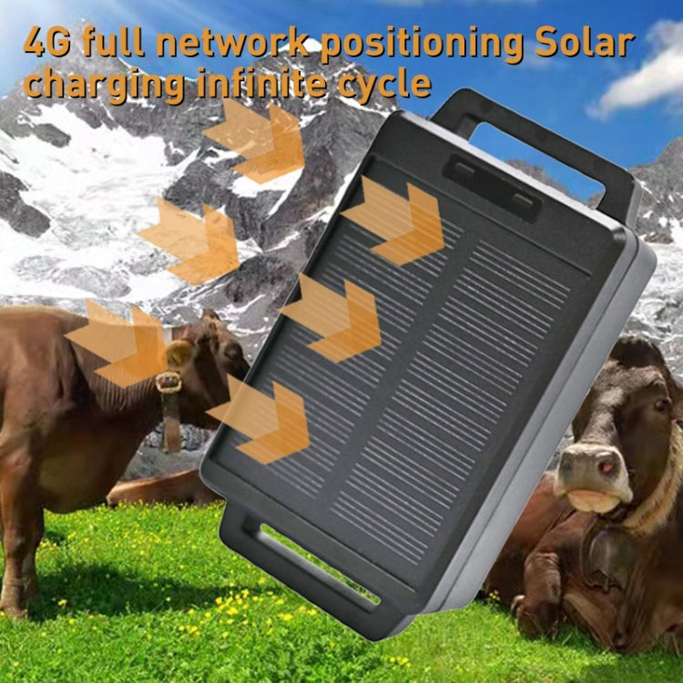 4G EU Version Intelligent Water-resistant GPS Pet Tracker Solar Energy Cattle Sheep Position Locator