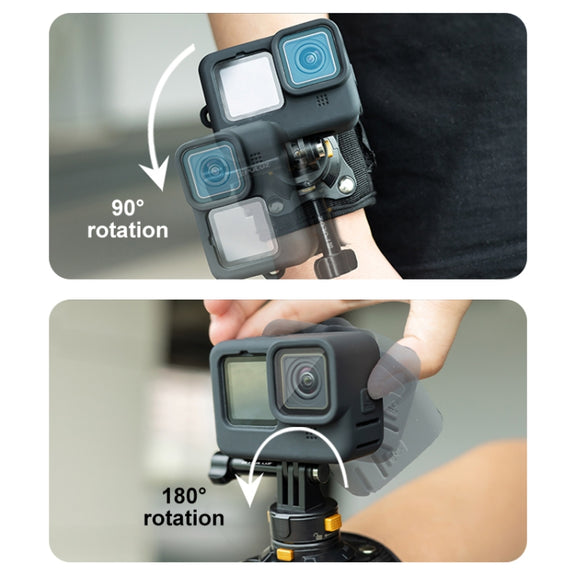 PULUZ Magnetic Quick-release Wrist Strap Harness Belt (Black)