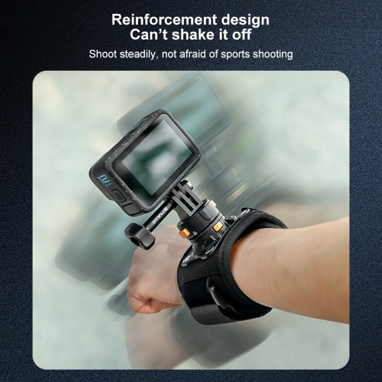 PULUZ Magnetic Quick-release Wrist Strap Harness Belt (Black)