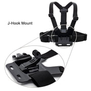 2 PCS PULUZ Black Vertical Surface J-Hook Buckle Mount Set for PULUZ Action Sports Cameras Jaws Flex Clamp Mount for GoPro, Insta360, DJI and Other Action Cameras(Black)